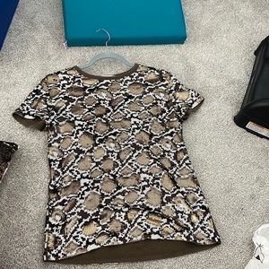 Micheal Kors sequin shirt